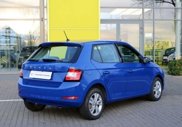 Skoda Fabia III Hatchback Facelifting 1.0 TSI 95KM 2020 Skoda Fabia 1.0 TSI 95KM M5 Ambition Czujniki parkowania SmartLink SalonPL, zdjęcie 5