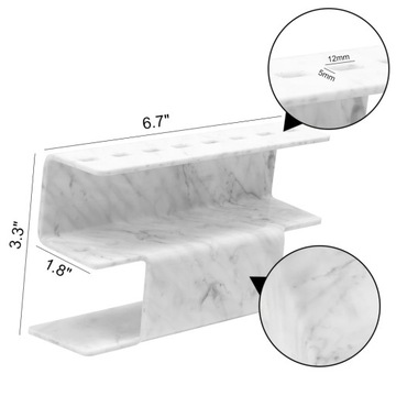 Eyelash Tweezers Storage Rack 6/8 Holes Acrylic Eyelash Extension Tools Org