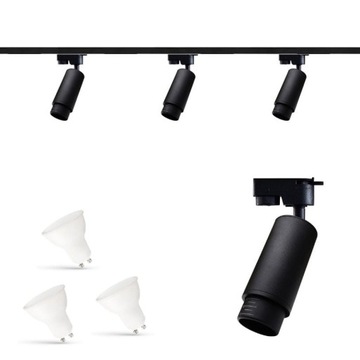 Zestaw synowy 1-obwodowy 1.5m + 3x Reflektor LED