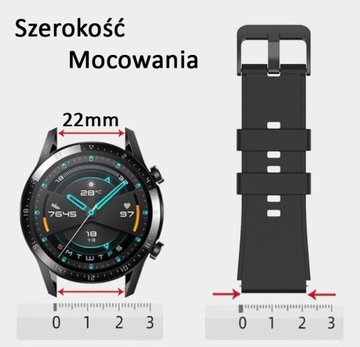 4x Pasek 22mm do Zegarka Smartwatcha HUAWEI WATCH GT/GT2/GT3/GT4 46/48mm