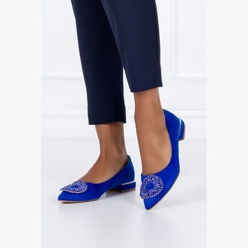 Женские балерины Элегантная обувь, вставленная с орнаментом и кожаной вставкой R38