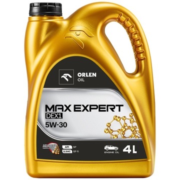 Olej Silnikowy Syntetyczny MAXEXPERT DEX1 Orlen Oil 5W-30 | 4L