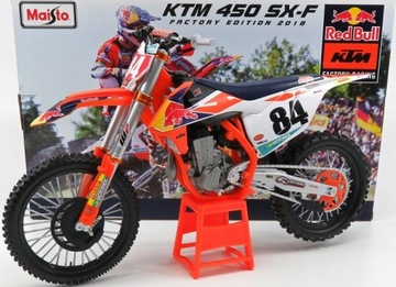 Модель KTM 450 SX-F Red Bull МАСШТАБ 1:6 XXL