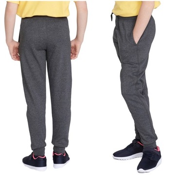 Dunnes Dziecięce Grafitowe Spodnie Dresowe Joggery Dresy Unisex 164 cm