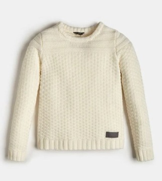 Guess sweter L1BR09Z2WB0 GO18 biały 128