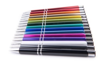 Рекламная ручка 100 шт. Гравировка ЛОГОТИПА в 15 цветов для ШКОЛЬНИКОВОЙ КОМПАНИИ