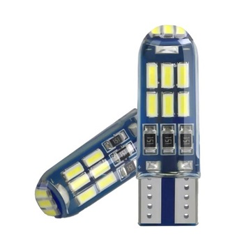 W5W T10 СВЕТОДИОДНАЯ ЛАМПА 8000K СИНИЙ БЕЛЫЙ