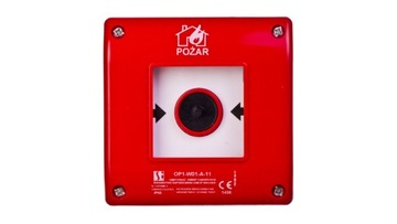 Кнопка огня н/т 1Z 1R красный OP1-W01-A\11 152804