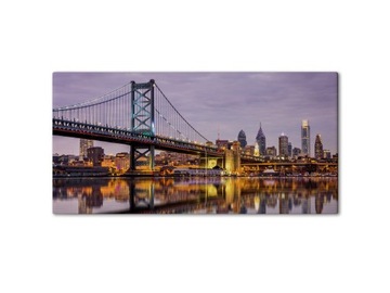Obraz na płótnie HOMEPRINT Panorama Filadelfii 125x50 cm