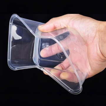 Стильные одноразовые пластиковые коробки по 1000 мл, 20 шт.