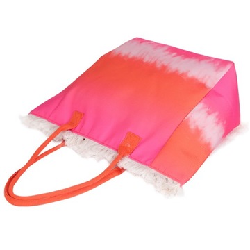 Duża Plażowa torba damska shopper miejska