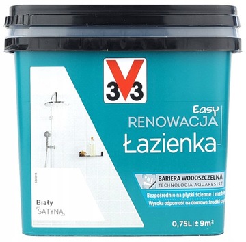 V33 EASY RENOWACJA ŁAZIENKA DO MALOWANIA MEBLI ŁAZIENKOWYCH PŁYTEK CERAMIKI