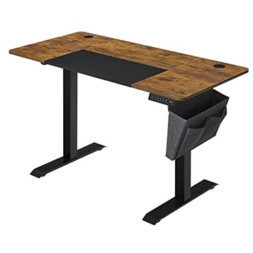 Biurko elektryczne z regulacją wysokości, 60 x 140 x (72-120) cm, w pełni r
