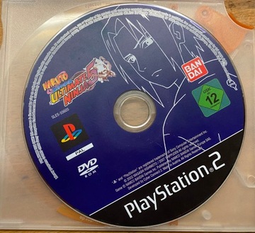 Konsola Sony PlayStation 2 Slim SCPH-70004 PAL 3 gry naruto dragon ball pad