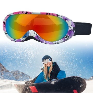 Unisex gogle narciarskie okulary przeciwwiatrowe