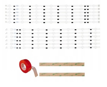 LISTWY LED SAMSUNG UE58J5200 UE58H5200