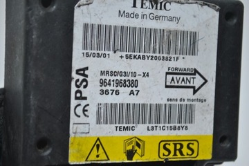 SENSOR AIRBAG MODUŁ CITROEN C5 9641968380