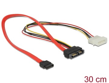ADAPTER SATA 7+6 SLIMLINE-SATA+MOLEX Delock 84376