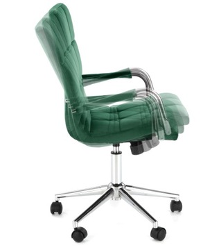 GONZO 4 молодежное кресло, темно-зеленый бархат