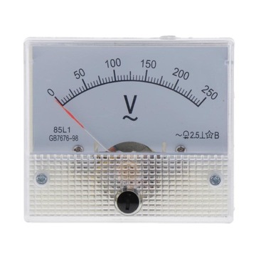 Woltomierz analogowy AC 0-250 V Trwały dla