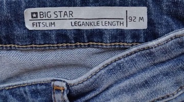 SPODNIE JEANS MĘSKIE BIG STAR ROZMIAR 26 NIEBIESKIE