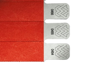 Браслет TYVEK UV красный 19мм 1000 шт.