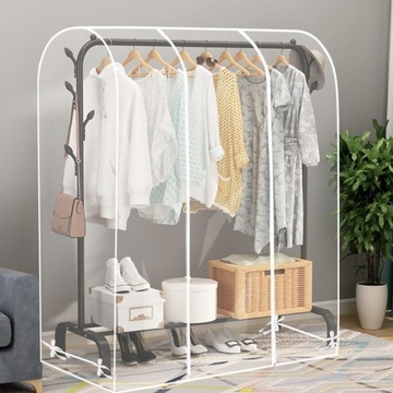 ПРОЗРАЧНЫЙ КРЫШКА ДЛЯ ВЕШАЛКИ ДЛЯ ОДЕЖДЫ ПЫЛЕЗАЩИТНАЯ ВЕШАЛКА ДЛЯ ОДЕЖДЫ