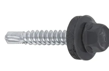 Wkręty samowiercące do metalu 4,8x19 RAL 7024 100szt
