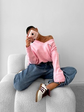 Женский свитер Auramis olavoga pink m