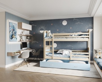 Кровать двухъярусная 200х90 белый MATEUSZ