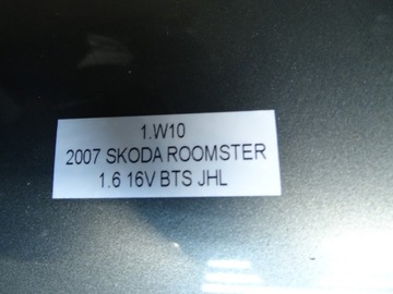 KAPOTA KRYT MOTORU 9599 SKODA ROOMSTER FABIA II 06-10R