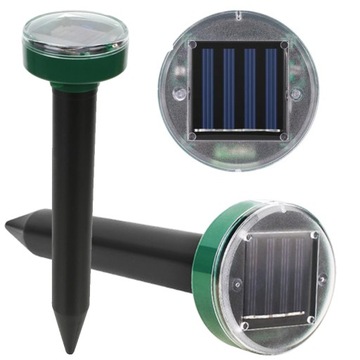 SILNY SOLARNY ODSTRASZACZ KRETÓW KRETY NORNICE