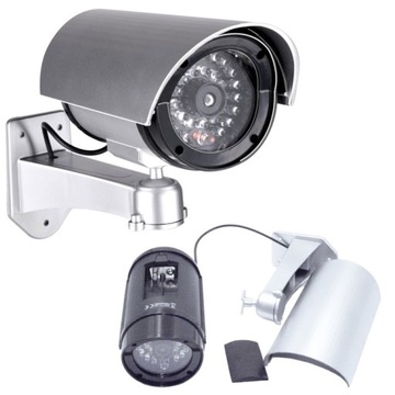 KAMERA ATRAPA IR LED KAMERY ZEWNĘTRZNA NOCNA DZIEŃ