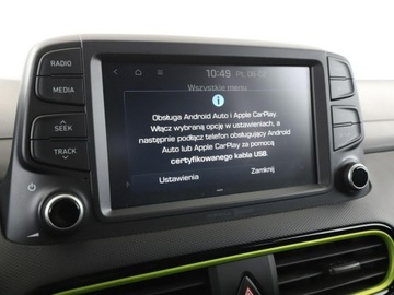 Hyundai Kona I Crossover 1.0 T-GDI 120KM 2019 Hyundai Kona navi klima auto grzane fotele kamera, zdjęcie 25