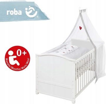 ROBA KOMBI Кровать Адам и Сова 140х70см белый