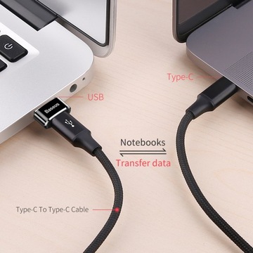 Адаптер Baseus Адаптер USB-C — USB-A | 5А