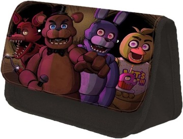 FNAF Piórnik z zamkiem błyskawicznym, gra Five Nights Anime piórnik o dużej