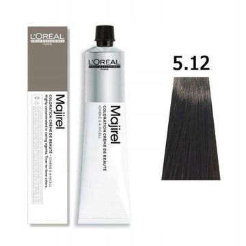 LOREAL MAJIREL FARBA DO WŁOSÓW 5.12 JASNY BRĄZ PAPIELATY OPALIZUJĄCY 50 ML
