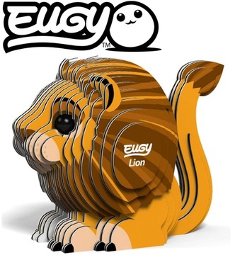 Lew Eugy Eko Układanka Puzzle 3D Zabawka Senso 6+