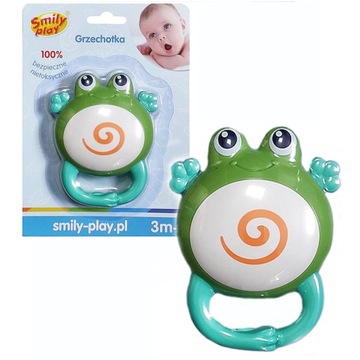Smily Play Bezpieczna Grzechotka Żabka