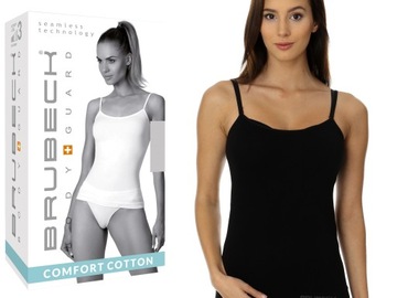 BRUBECK koszulka ramiącz CAMISOLE CM00210A czar L