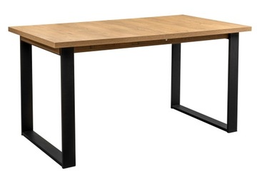 STÓŁ 2X WKŁADKI LOFT NOGI 150/190/230X80 DĄB CRAFT