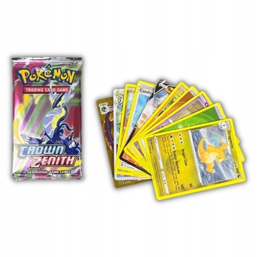 POKEMON CROWN ZENITH SASZETKA 10 KART