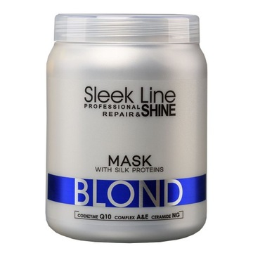 STAPIZ Maska do włosów BLOND niebieska 1000ml