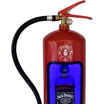 Огнетушитель барный FIREMAN подарок со светодиодной подсветкой для мужа