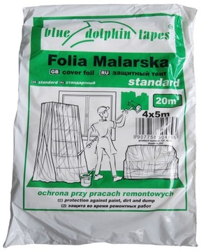 BLUE DOLPHIN FOLIA MALARSKA STANDARD 4MX5M