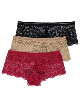 GEORGE-szorty z koronki Floral Lace Short 3-pak 36