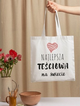 ПОДАРОЧНЫЙ НАБОР СУМКА + КРУЖКА ДЛЯ ТЕЩИ ЛУЧШАЯ ТЕЩА В МИРЕ