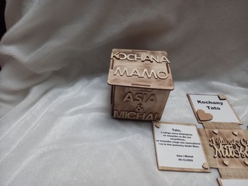 деревянная взрывающаяся коробка, спасибо родителям