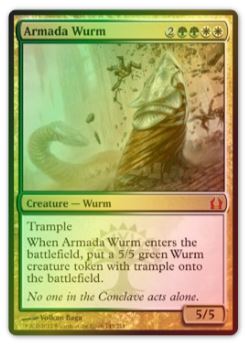Armada Wurm FOIL Return to Ravnica B01